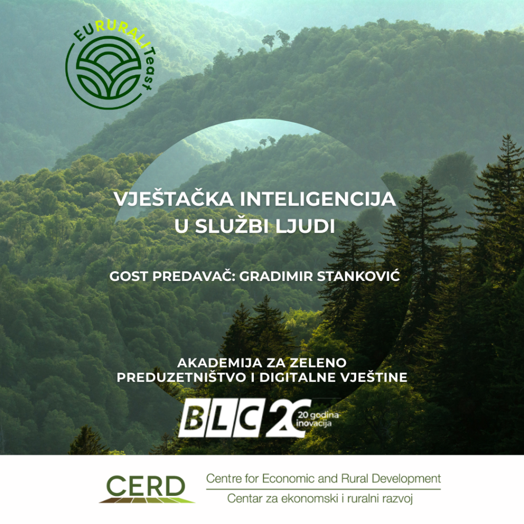 BLC vas poziva na predavanje: Vještačka inteligencija u službi ljudi