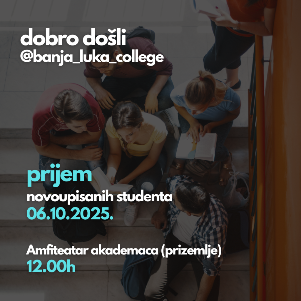 Dobrodošli, brucoši Banja Luka College-a